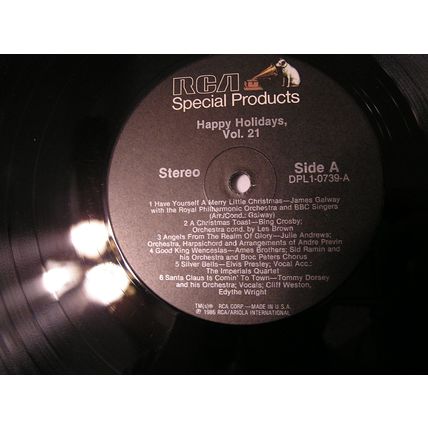 HAPPY HOLIDAYS VOLUME 21 Various Artists STEREO True Valve Elvis Presley