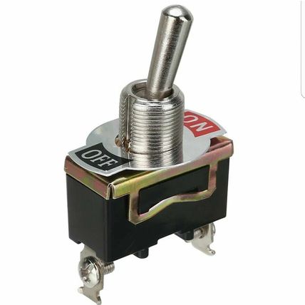 Heavy Duty Toggle Flick Switch 12V ON/OFF Car Dash Light Metal 12 Volt SPST.