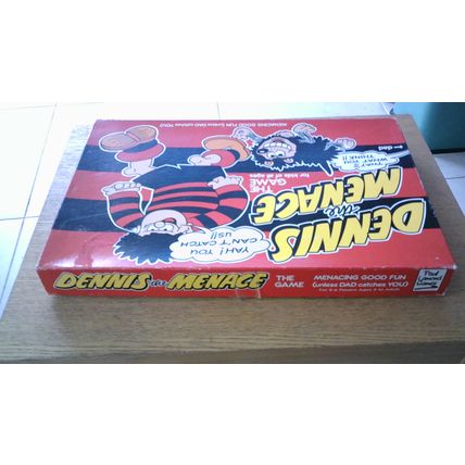DENNIS THE MENACE: THE GAME (Paul Lamond Games) VINTAGE 1989 - SEE NOTES