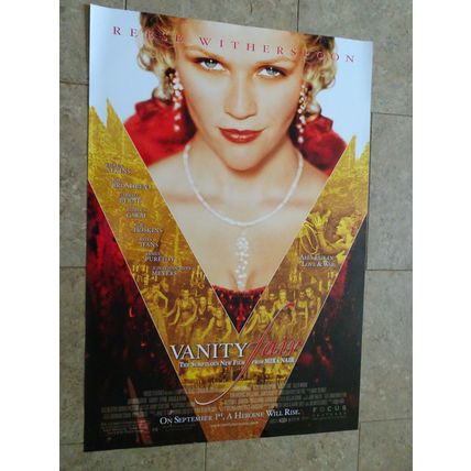 Vanity Fair - Movie Poster with Reese Witherspoon as Becky Sharp - Vintage Poste