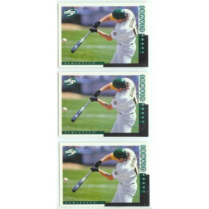 Jason Giambi 9x card lot incl Insert