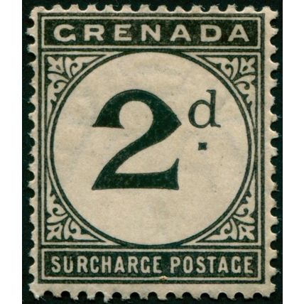 Grenada 1906 2d blue-black Postage Due SGD9 unused
