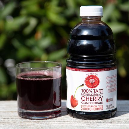 Cherry Bay Orchards Tart Cherry Concentrate - Natural Juice to Promote Healthy S