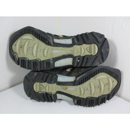 Adidas GEOFIT Hiking Boots Tan Black Trail Outdoors Leather Size 7 US Women's