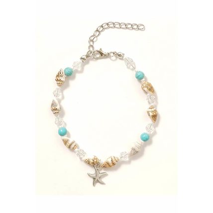 Conch Beaded Starfish Beach Anklet