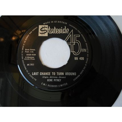7"1965.GENE PITNEY .LOOKING THRU THE EYES OF LOVE, STATESIDE SS 420. EXCELLENT