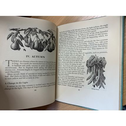 1949 "THE SEASONS & THE GARDENER" H E BATES ILLUSTRATED LARGE HARDBACK BOOK (P3)