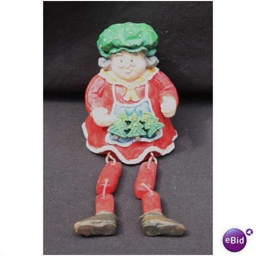 Christmas Mrs. Claus Shelf Sitter