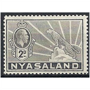 Nyasaland 1934 SG117 2d Pale Grey Mounted Mint . .