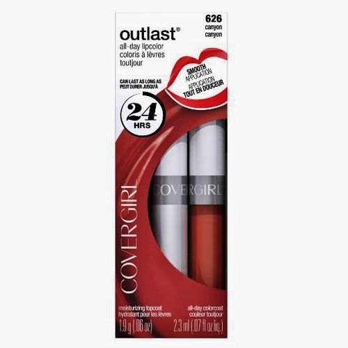 Cover Girl Outlast All Day Lipcolor #626 Canyon (2 PACK)