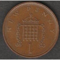 Coins. Decimal New Penny 1973