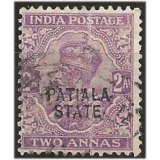 Patiala State (ICS) 1912 SG52 2a Purple Fine Used ....