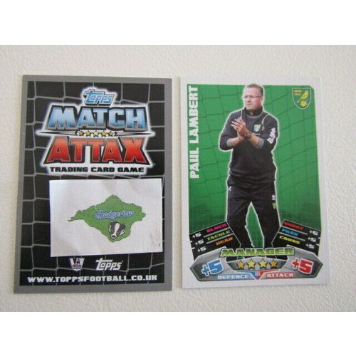 Topps Match Attax 2011 2012 Football Cards Teams N-W Card Variants (ef2)