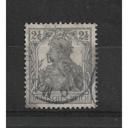 Germany.SG98 2 1/2pf "Germania" (Grey).Fine Used.Nov21