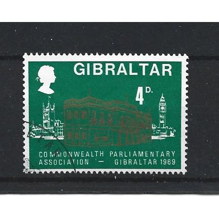 Gibraltar.SG233 4d Parliament Houses.Fine Used.Nov23