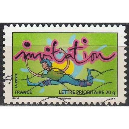 France 2009 Michel 4728 O Cote (2015) 0.55 € Invitation Personage masculin