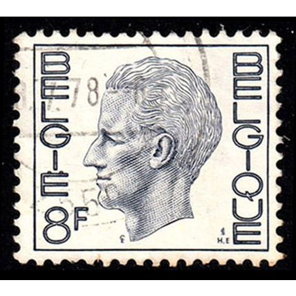 Belgium 1972 King Baudouin 8F Used Stamp.