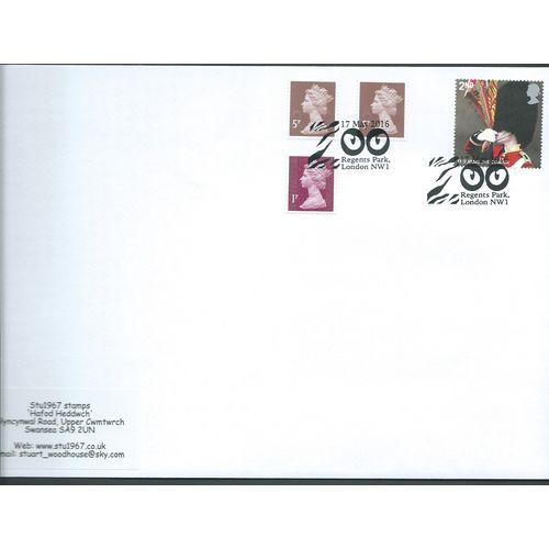 2016 2ND 'TROOPING '+ MACHINS (M15L) 'ZOO, REGENTS PARK' PMK (EBIDPACK3869)