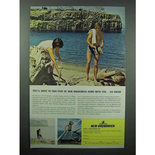 1967 New Brunswick Canada Tourism Ad - Take Home