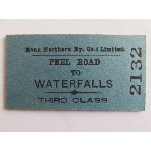 Manx Northern Railway Peel Road - Waterfalls Ticket