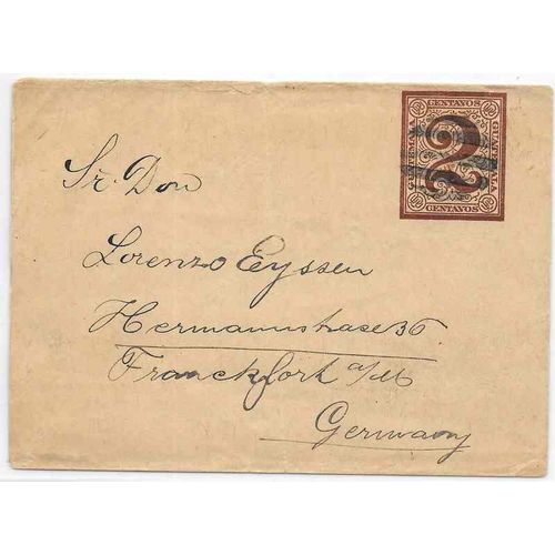 Guatemala Postal Wrapper #W2 circa 1890 to Germany Printed Matter Rate