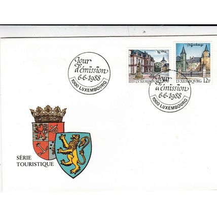 Luxembourg 1988 Tourism FDC special cancel Unaddressed VGC