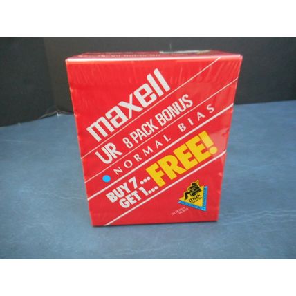 Lot Of 8 Blank Maxell Audio Cassette Tapes UR 60