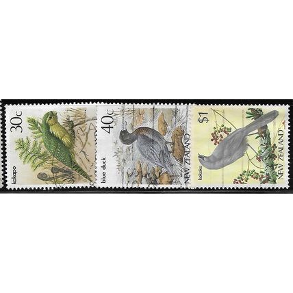 1982/1989 3 different values (o) - fine used (o) - BIRD