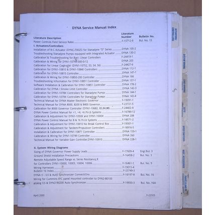 Barber Colman Co Dyna Products Service Manual