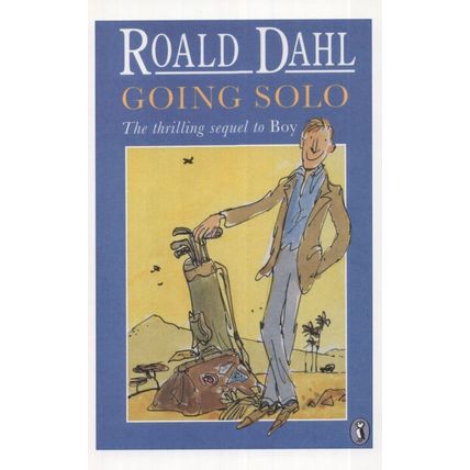 Roald Dahl Going Solo 1988 Souvenir Book Postcard
