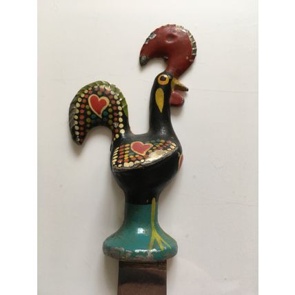 VINTAGE PORTUGESE ROOSTER BOTTLE OPENER