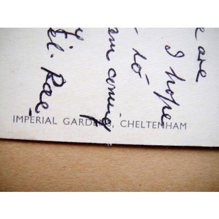 Postcard, Imperial Gardens Cheltenham . Used, Dennis Productions. Date 1967