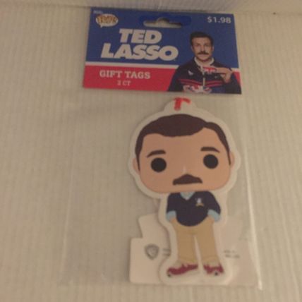 New Funko Pop Seasonal Ted Lasso Gift Tag Cards