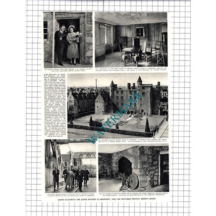 Provost Skene's House Aberdeen Lord Provost J M Graham - - 1953 Cutting / Print