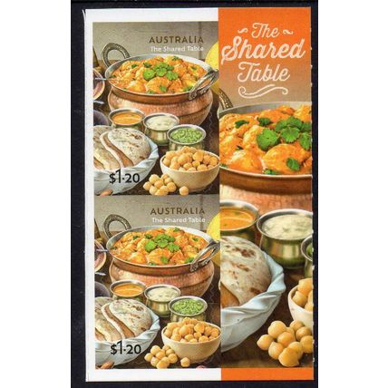 AUSTRALIA: 2024, THE SHARED TABLE. CUISINES INDIAN, 2 MINT SELF-ADHESIVE STAMPS.