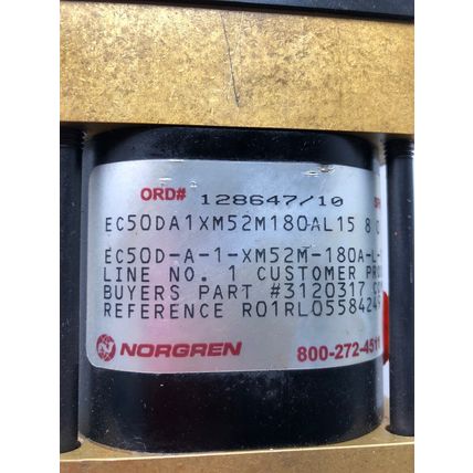 NORGREN EC5ODA1XM52M180AL15 8 0 PNEUMATIC GRIPPER EC50DA1XM52M180AL15 8 0,HD