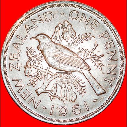 GREAT BRITAIN (1956-1965): NEW ZEALAND★ PENNY 1961 NOT NUDE★LOW START★NO RESERVE