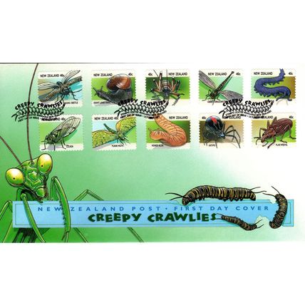 New Zealand 1997 Creepy Crawlies,First Day Cover