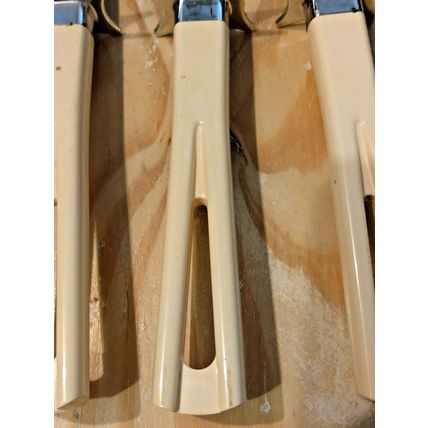 Vintage Stanley Bakelite 4 Pc Cutlery Carving Serving Knife Set Orig Box Damage