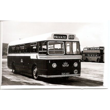 Black & White Photograph of Western Welsh Omnibus Co. Ltd. - OUH 489