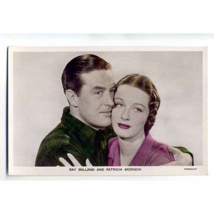 b3797 - Film Actress - Patricia Morison & Actor Ray Milland - Picturegoer PC310