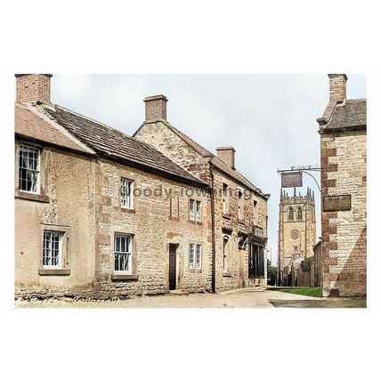 ptc1828 - Derbys' - The Bulls Head Hotel in the Village of Youlgreave, print 6x4