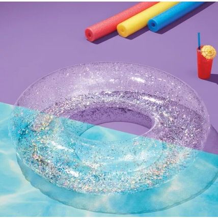 36" Inflatable Glitter Swim Tube - Sun Squad™