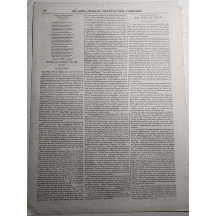 1854 Gold Miner of California Prospecting + Mr. Shelton, The California Botanist