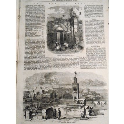 The Illustrated London News, November 19, 1859 War in Morocco; Schiller Festival