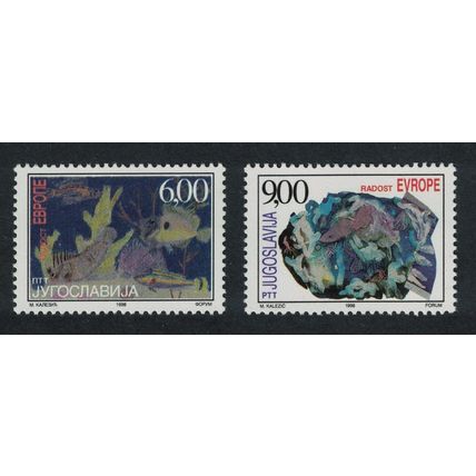 Yugoslavia Paintings 30th Joy of Europe Meeting 2v 1998 MNH SG#3146-3147