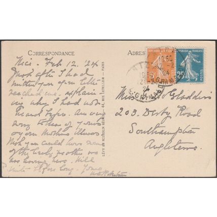 Une Rue, Eze, 1924 - Lévy et Neurdein CPA ND791