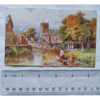 1905 postcard Grasmere Church
