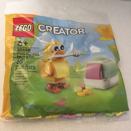 NEW Lego Creator Easter Egg Chick Painting Fun Polybag #30690 - 65 Pieces