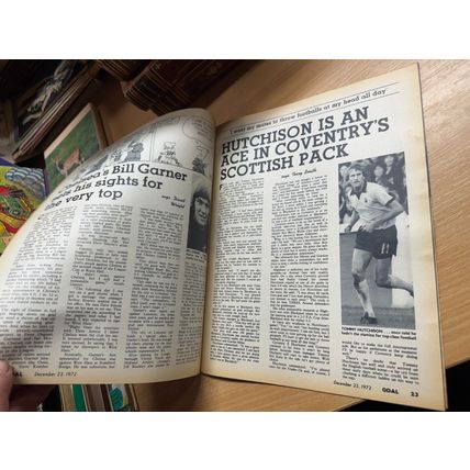 GOAL MAGAZINE #225 23 DEC 1972 UK FOOTBALL MAGAZINE - IPSWICH HEROES COVER (LL)
